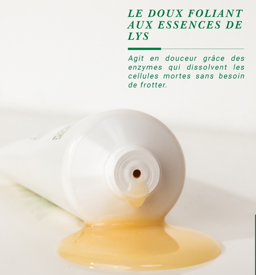 Doux Foliant aux Essences de Lys Gel enzymatique