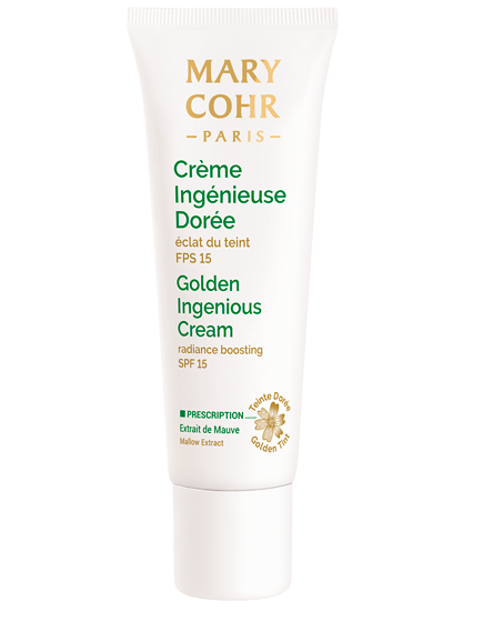 Crème Ingénieuse Dorée Soin hydratant correcteur de teint FPS 15 pour les peaux dorées